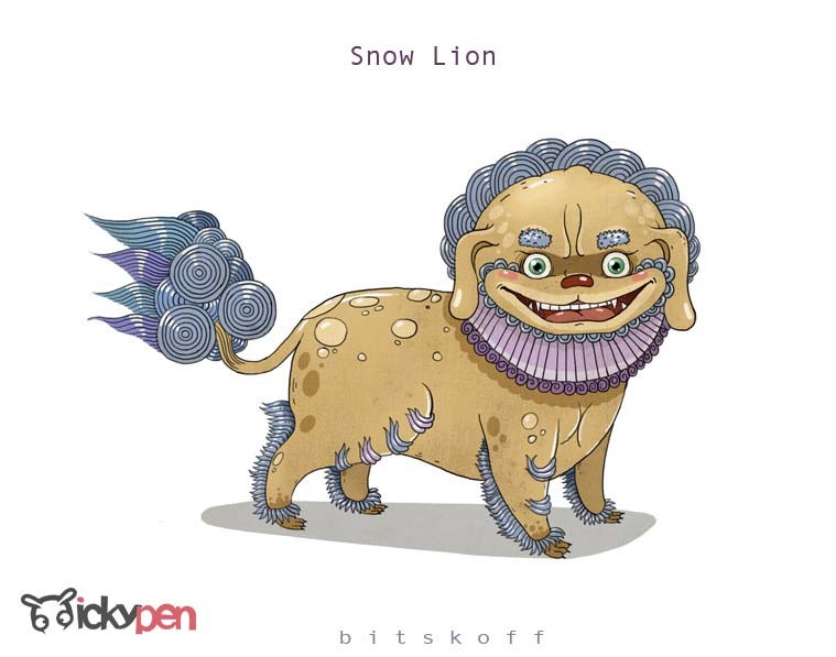 Snow Lion - Ickypen