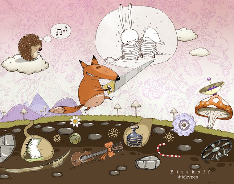 Icky Mr Fox and The Rainbow App