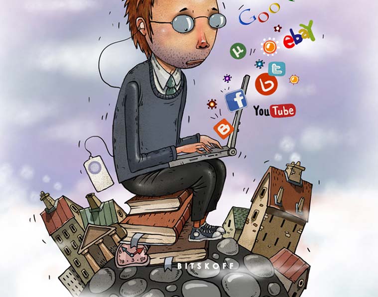 A Blogger Illustration