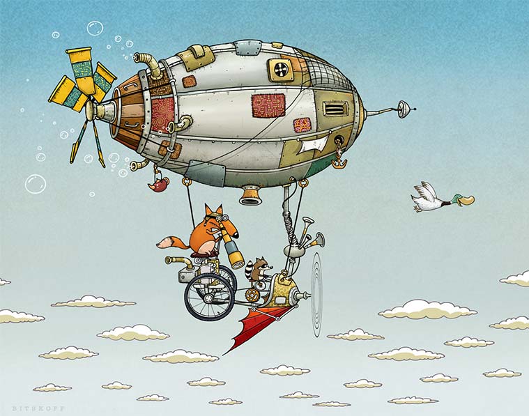 Mr Fox and the Blimp