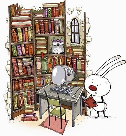 Mr Rabbit's Library